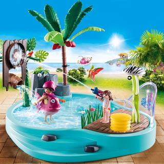 Playmobil  70610 Piscina con giochi d'acqua 
