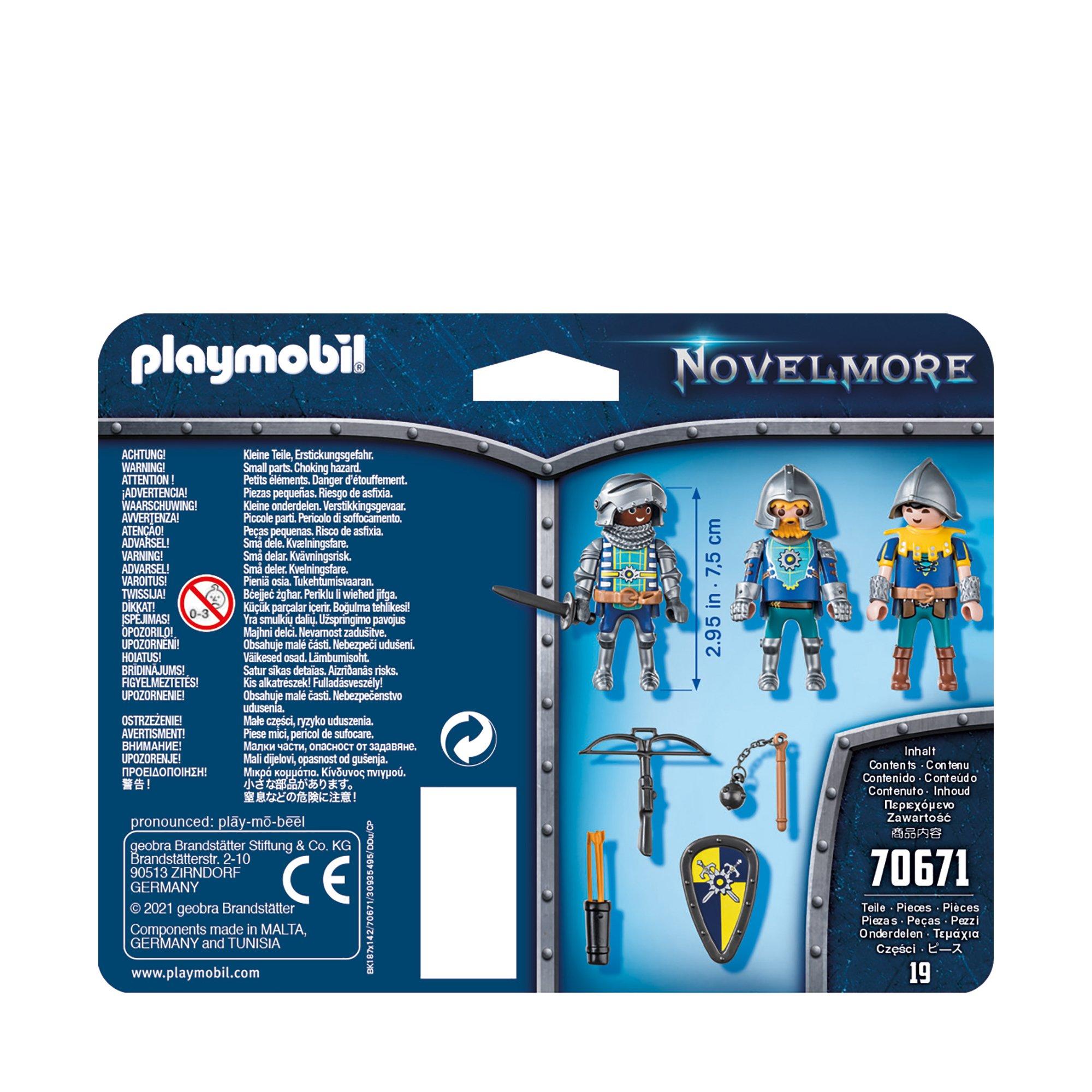 Playmobil  70671 3 Chevaliers Novelmore 