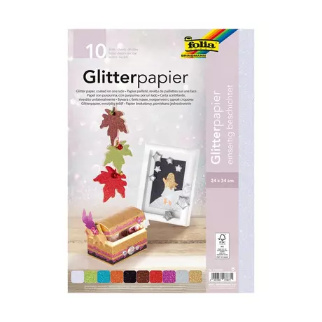 Folia Glitterpapierblock
  