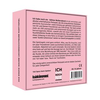 Kylskåpspoesi  Ich habe noch nie - Edition Weiberabend, Deutsch 