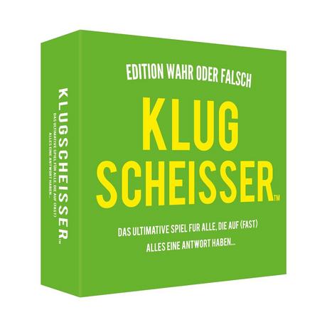Kylskåpspoesi  Klugscheisser - Edition Wahr oder Falsch, Tedesco 