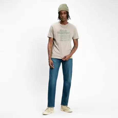 Levi's T-Shirt, Regular Fit, kurzarm  Beige