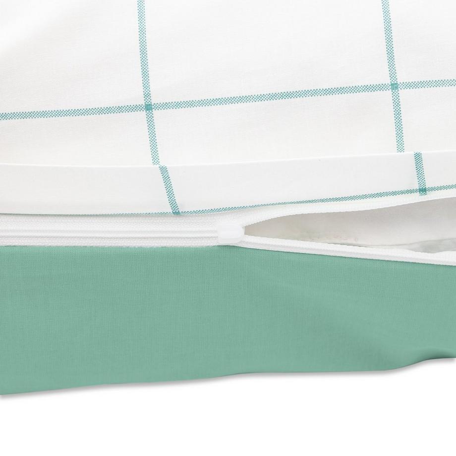 Manor Taie d'oreiller enfant à carreaux  