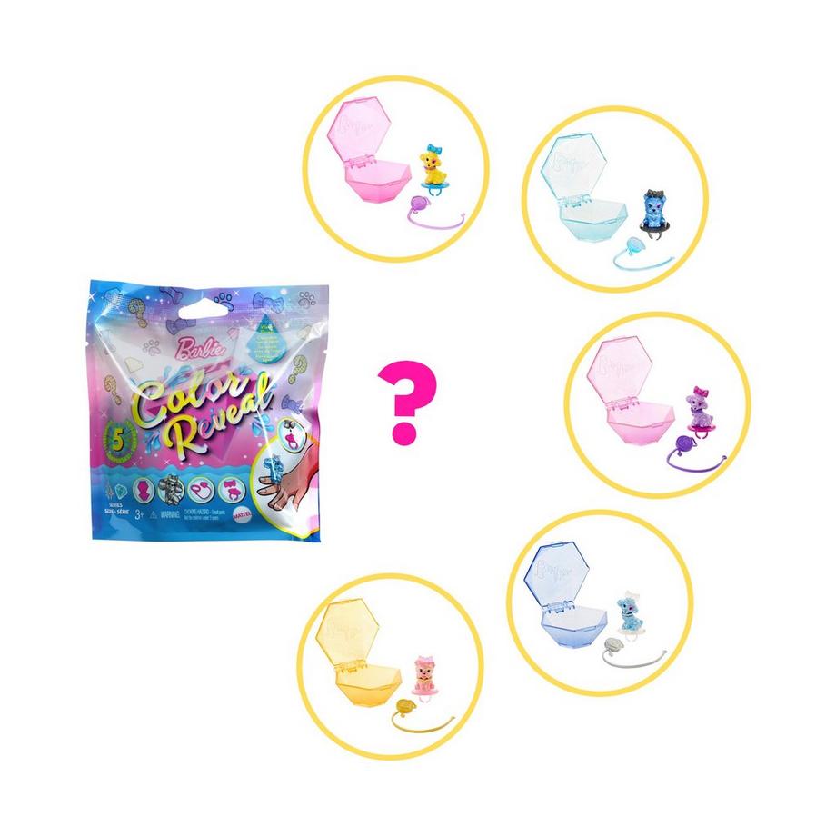 Color Reveal Tiere Glitzer Serie, Überraschungstüte