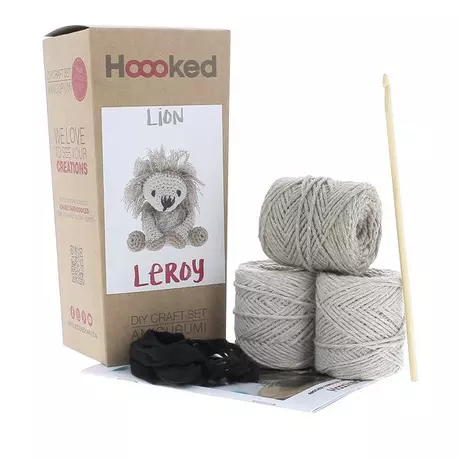 Hoooked Lion Leroy Set uncinetto