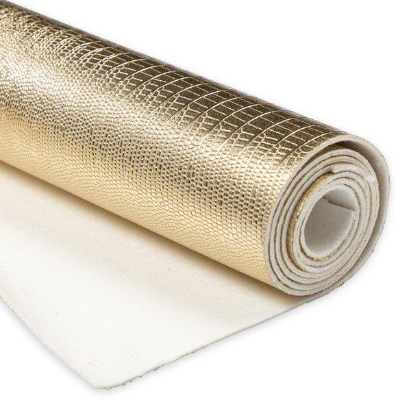  Tissu aspect cuir metal 