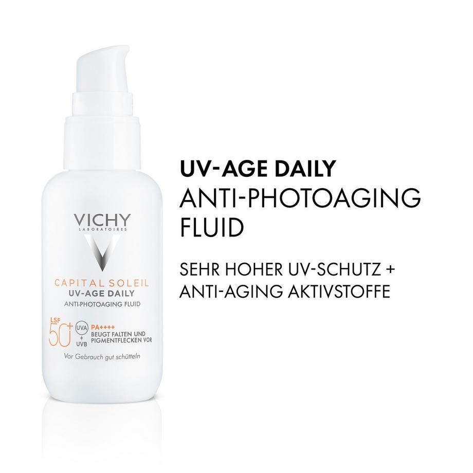 VICHY Capital Soleil UV age SPF50+ Capital Soleil Daily Anti-Photoaging Fluid UV-Age Daily SPF 50+ 