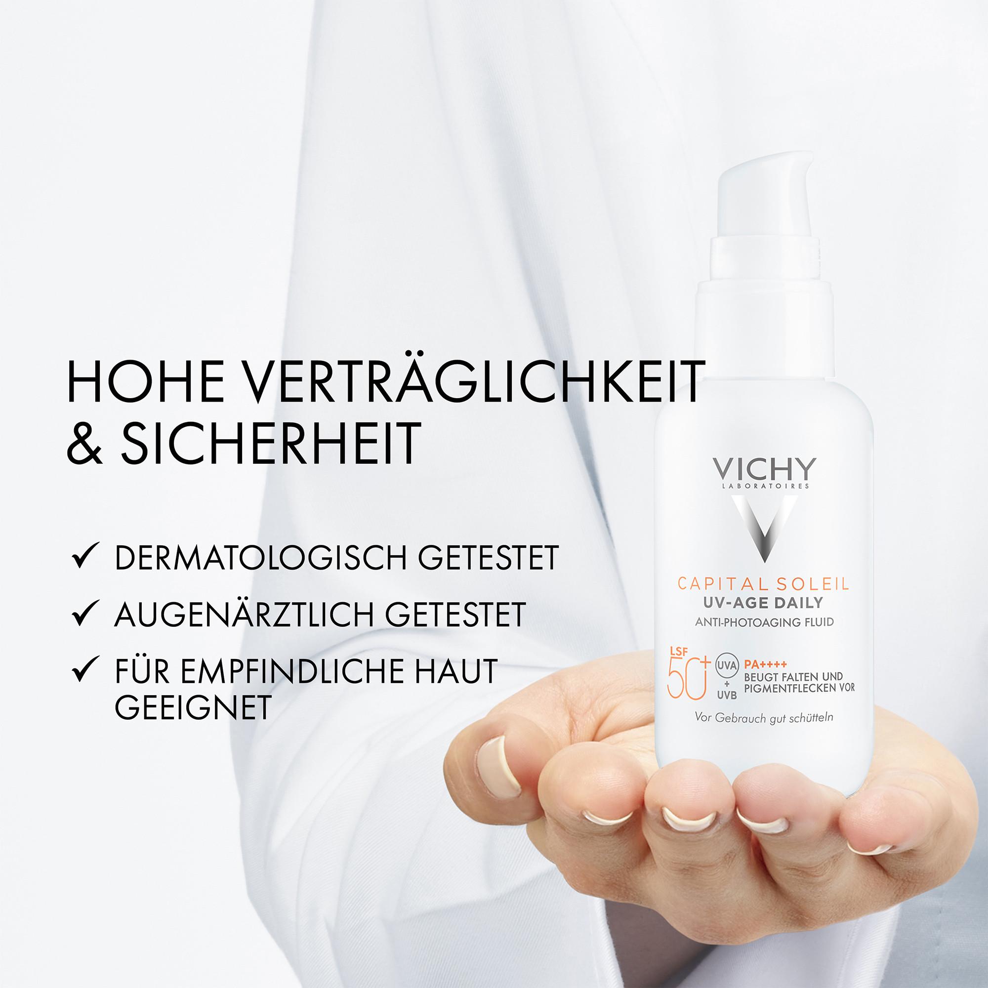 VICHY Capital Soleil UV age SPF50+ Capital Soleil tägliches Anti-Photoaging Fluid UV-Age Daily LSF 50+ / PPD 46 