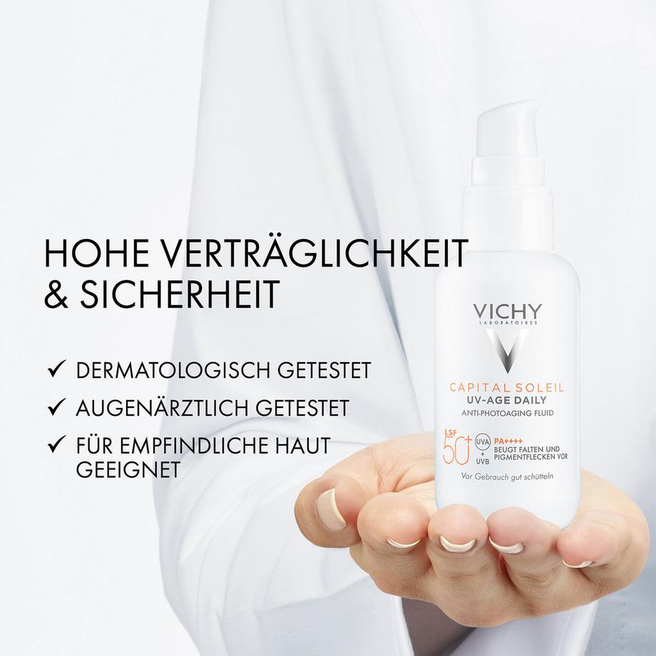 VICHY Capital Soleil UV age SPF50+ Capital Soleil Daily Anti-Photoaging Fluid UV-Age Daily SPF 50+ 