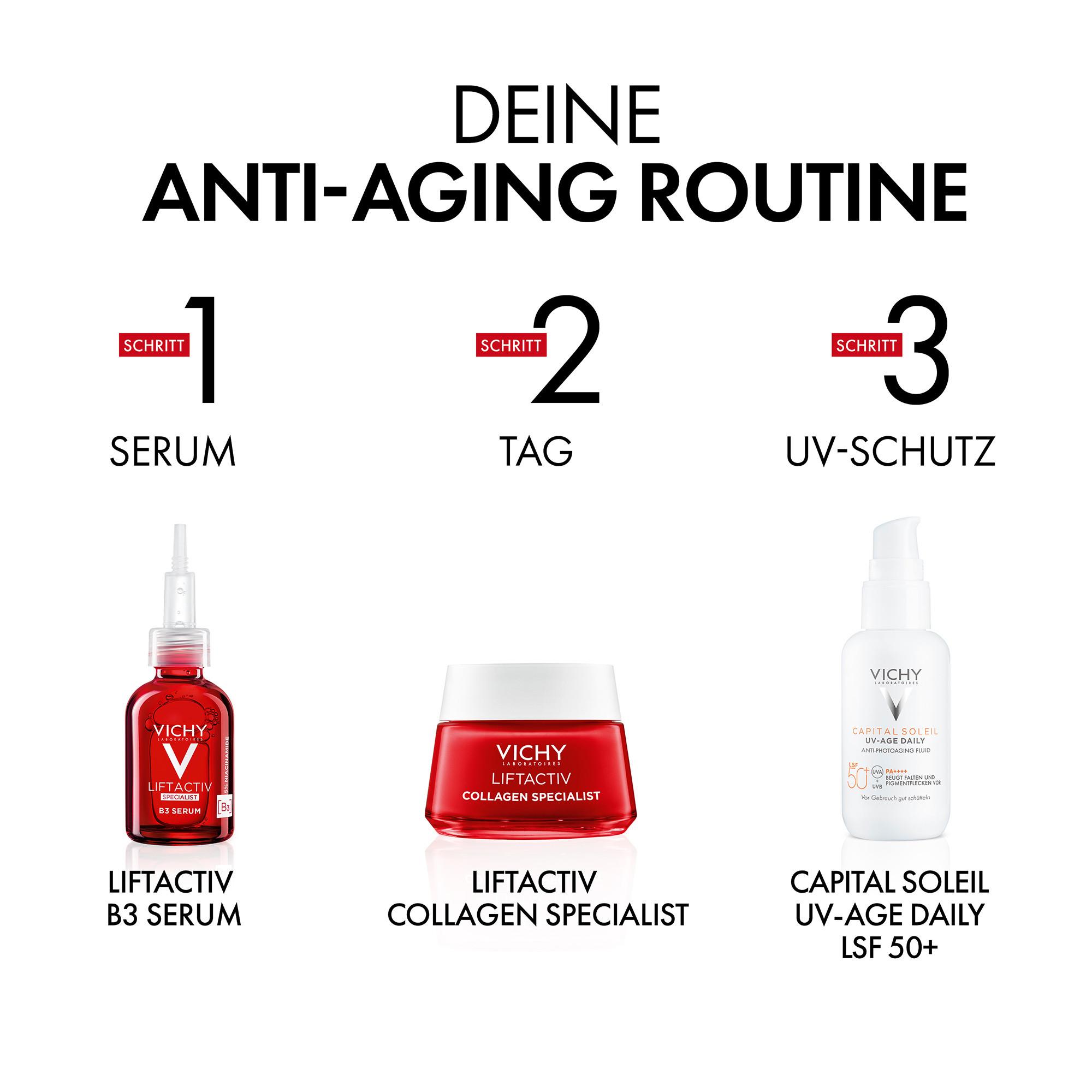 VICHY Capital Soleil UV age SPF50+ Capital Soleil Daily Anti-Photoaging Fluid UV-Age Daily SPF 50+ 