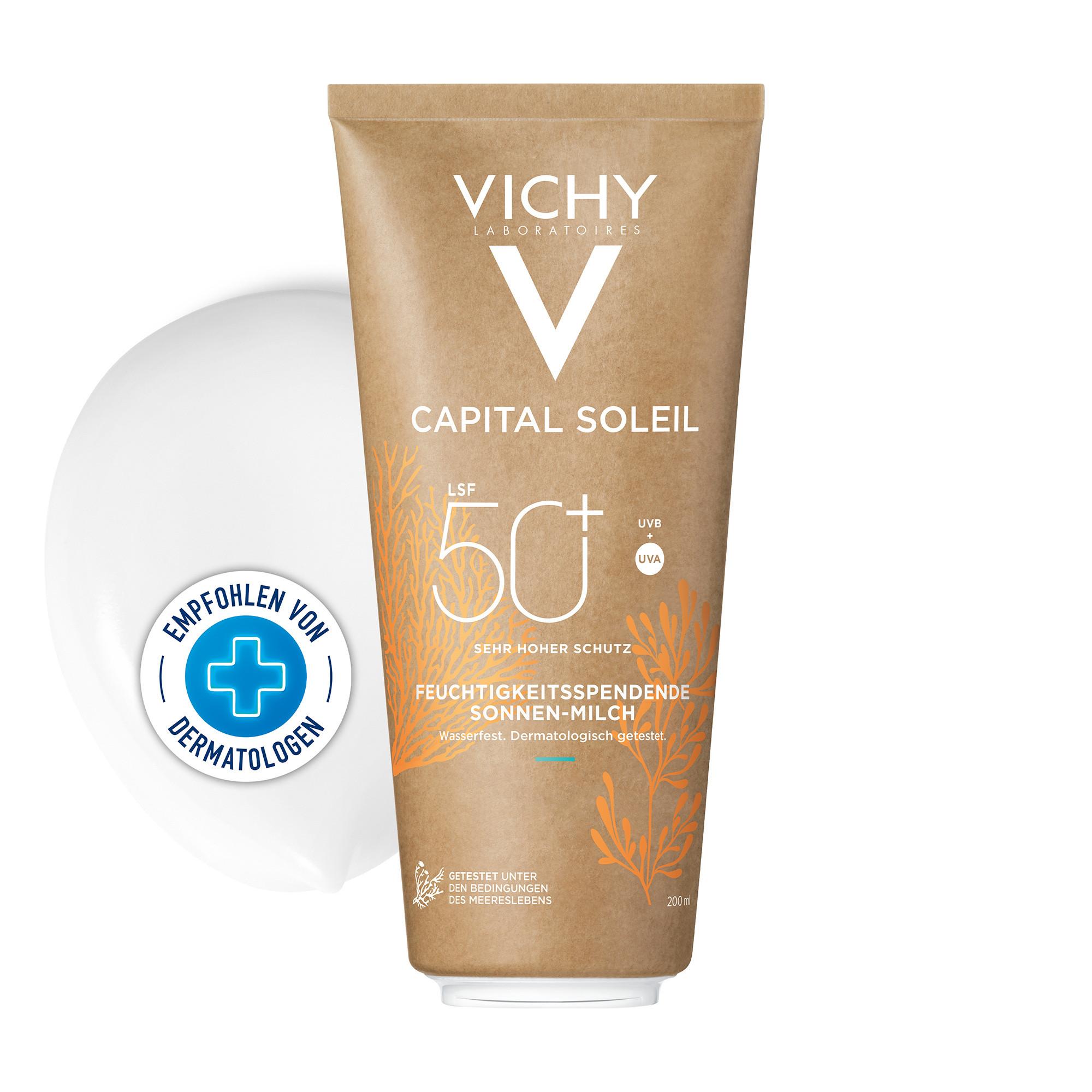 VICHY CS Eco lait SPF50
 Capital Soleil Latte Idratante Eco-Sole SPF50+ 