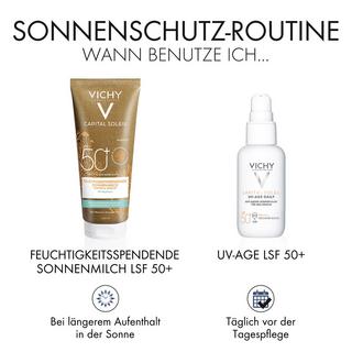 VICHY CS Eco lait SPF50
 Capital Soleil Feuchtigkeitsspendende Öko-Sonnenmilch LSF50+ 