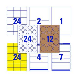 Avery-Zweckform Set etichette Office & Home 