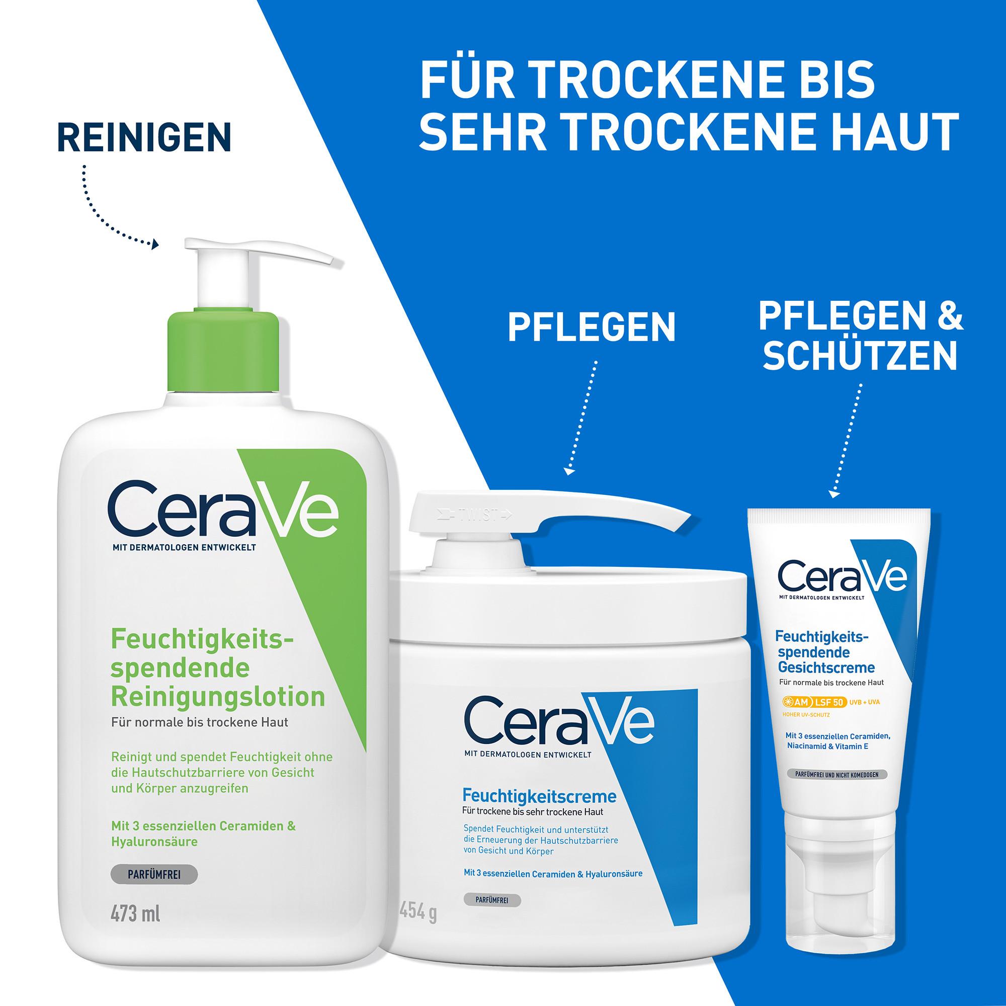 CeraVe Feuchtigkeitslotion Dispenser Feuchtigkeitscreme mit Pumpe 