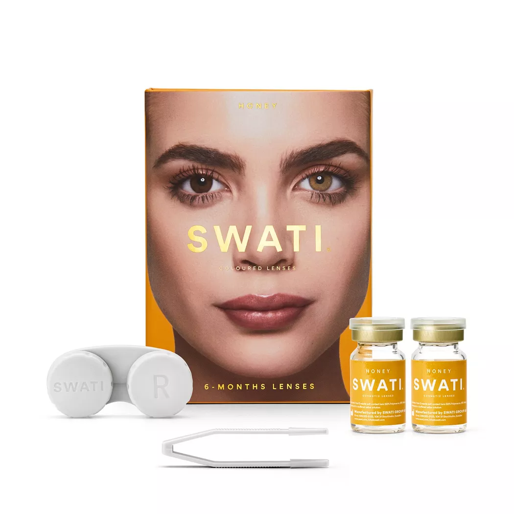 Swati Coloured Lenses Honey 6 Months