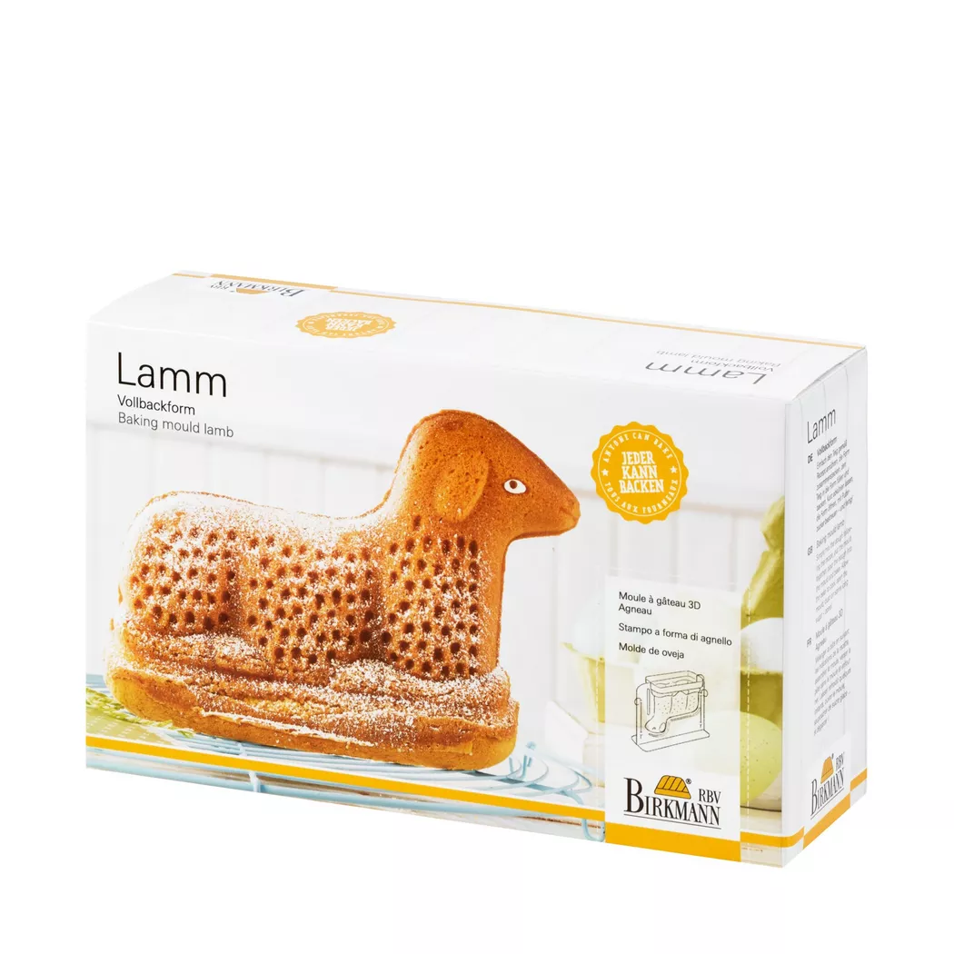 BIRKMANN - 3D-Backform Lamm, 900 ml, Multicolor