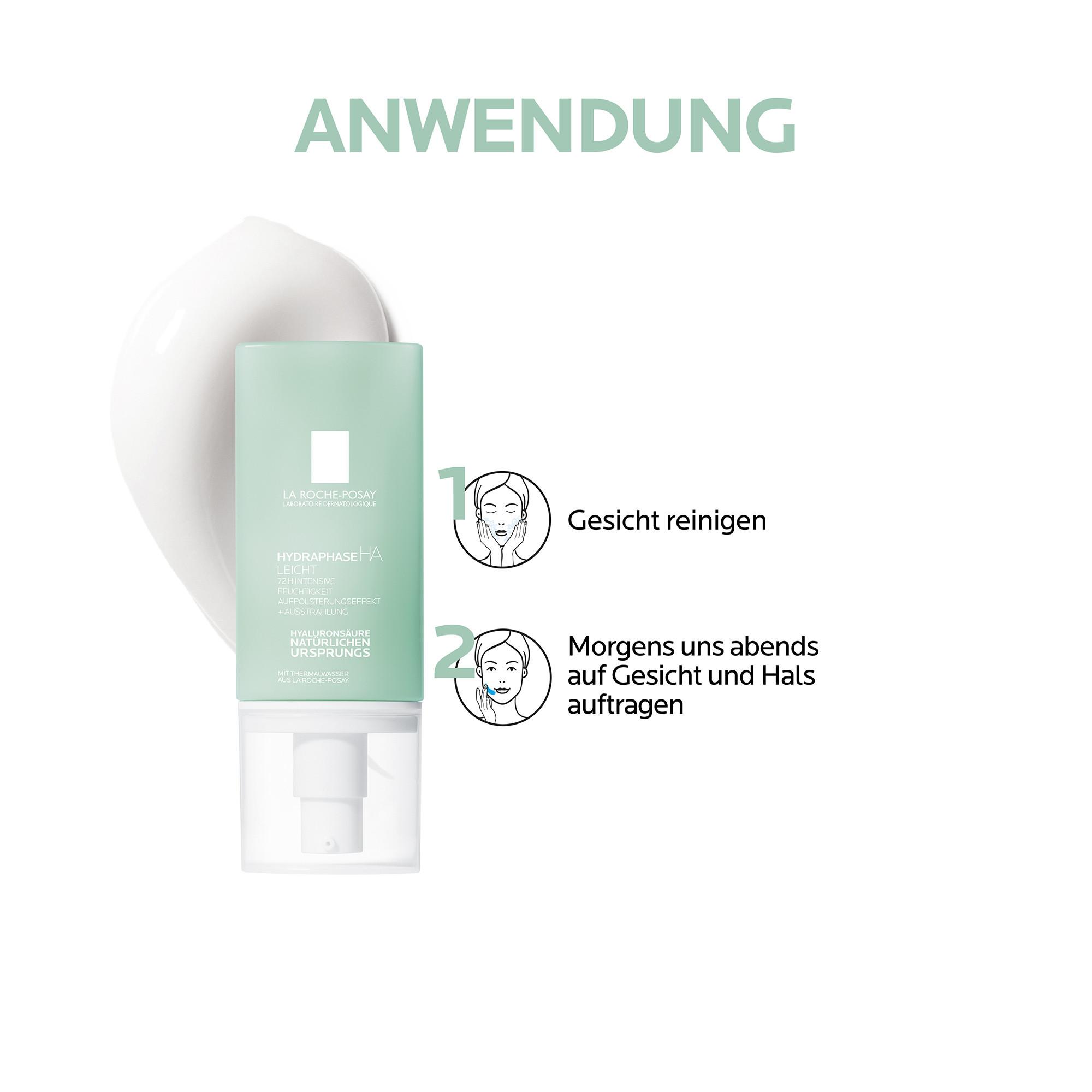 LA ROCHE POSAY  Hydraphase HA légère Hydraphase HA Leicht, Gesichtscreme mit Hyaluronsäure und Thermalwasser 