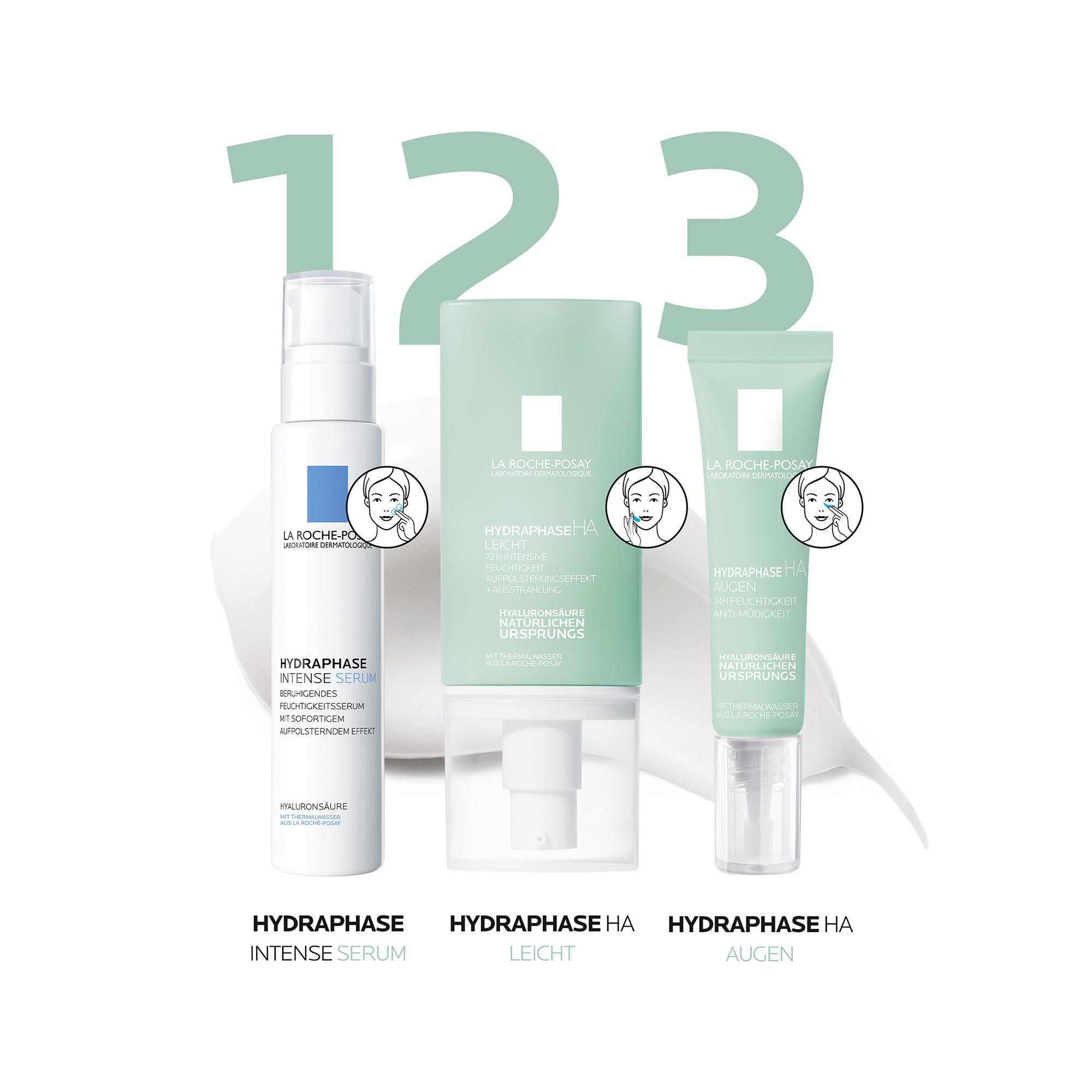 LA ROCHE POSAY  Hydraphase HA légère Hydraphase HA Leicht, Gesichtscreme mit Hyaluronsäure und Thermalwasser 