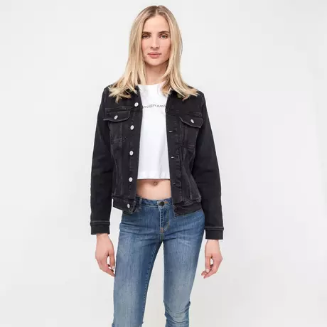 Calvin Klein Jeans  Veste en jean avec boutons Noir