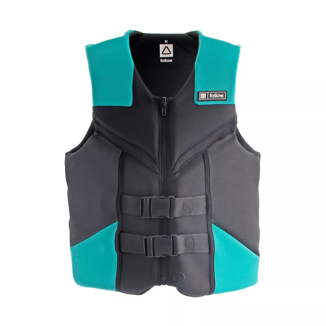 Follow - Schwimmweste\n, Mens Cga Jacket, M, Türkisblau