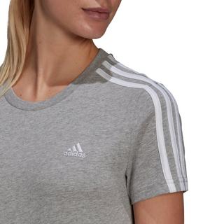 adidas 3S T MGREYH/WHITE T-Shirt 