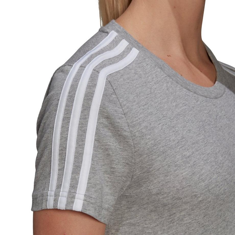 adidas 3S T MGREYH/WHITE T-Shirt 