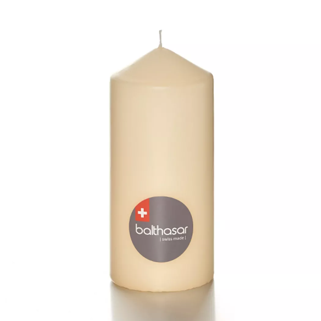 Balthasar - Zylinderkerze, 70X160MM, Ecru