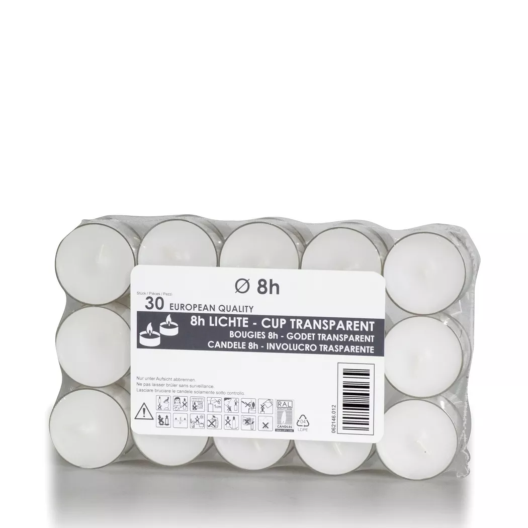 Balthasar - Teelichter-Set, 38X24MM, Weiss