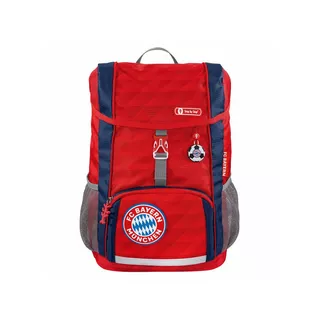 Step by Step Schulrucksack-Set, 3-teilig KID FC Bayern, Kid Mia san Mia Multicolor