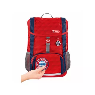 Step by Step Schulrucksack-Set, 3-teilig KID FC Bayern, Kid Mia san Mia Multicolor