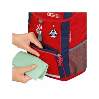 Step by Step Schulrucksack-Set, 3-teilig KID FC Bayern, Kid Mia san Mia Multicolor