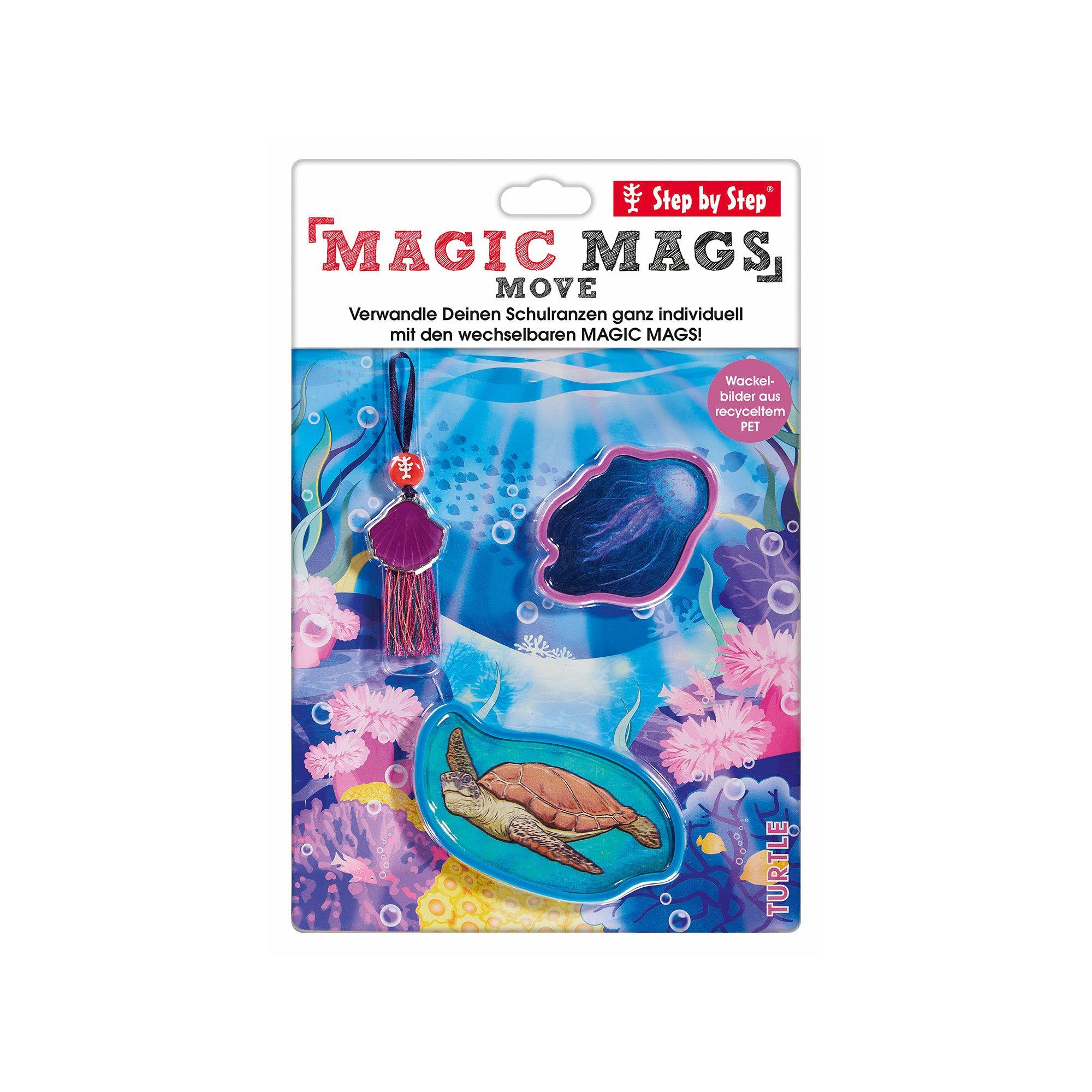 Step by Step Tornister Anhänger Set MAGIC MAGS MOVE, Turtle Multicolor