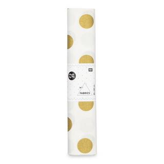 RICO-Design Tessuto di cotone Fiori sparsi grandi 