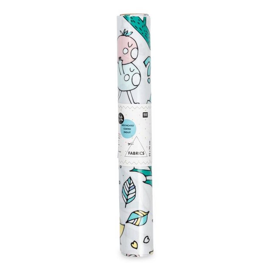 Rico Design Tissu en coton Tissu, raye 