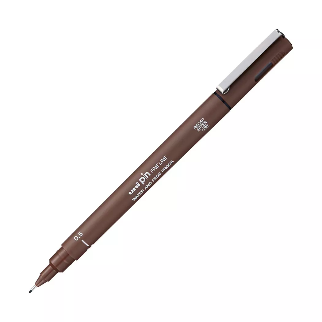 uni-ball Drawing Pen PIN 200 0.5 Loose, Sepia