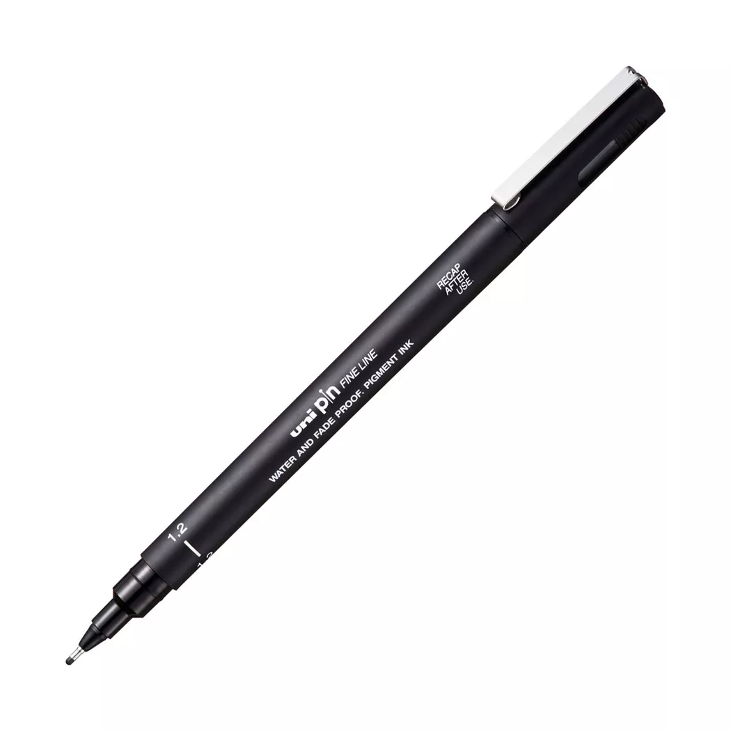uni-ball - Fineliner, 1 Stück, Black