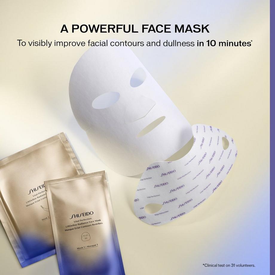 SHISEIDO Vital Perfection Liftdefine Radiance Face Mask 