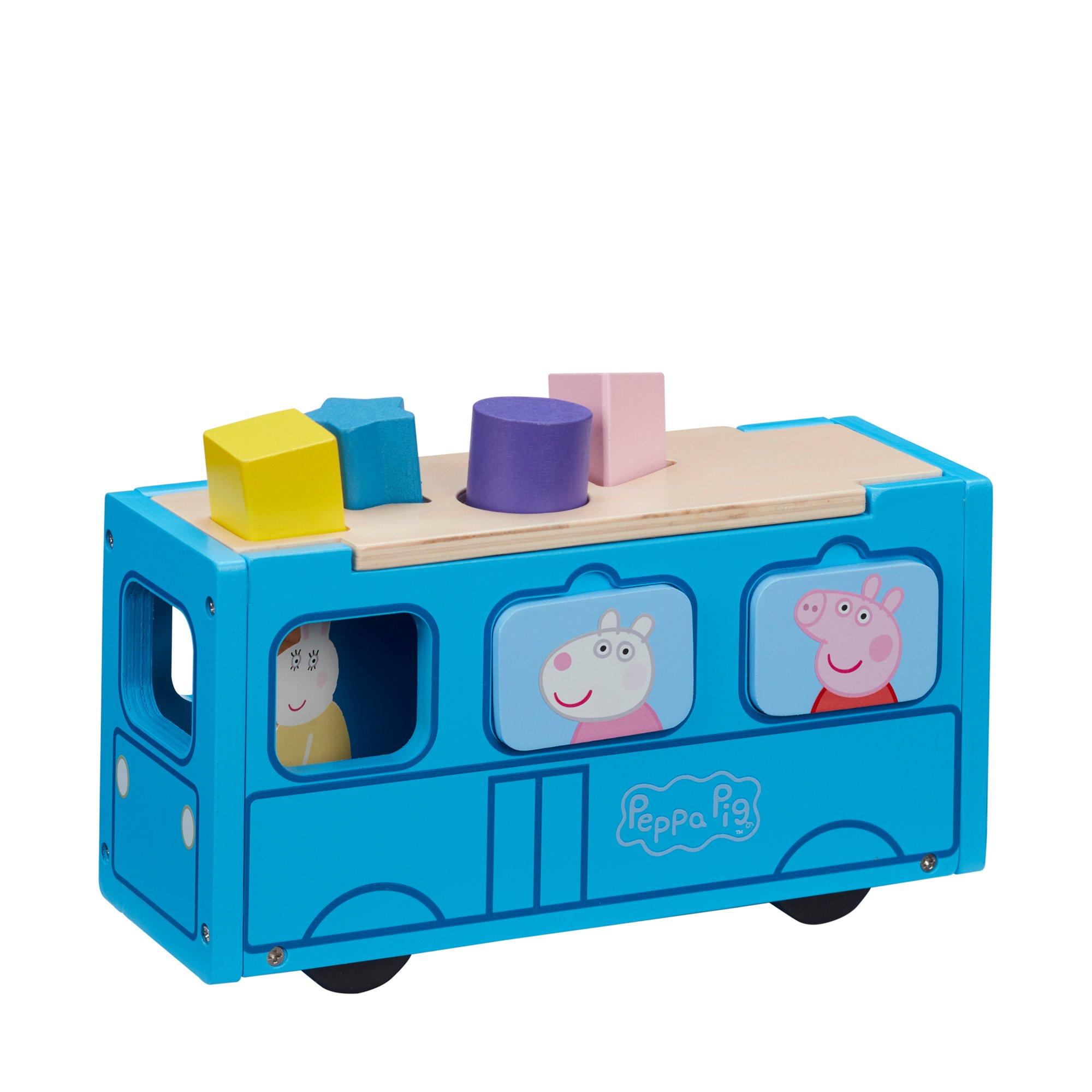 Image of Toy Options Peppa Pig Schulbus