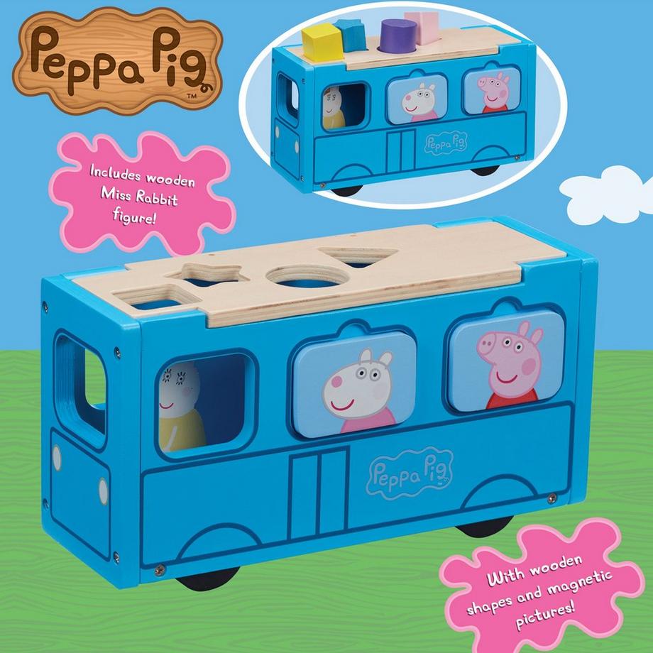Toy Options  Peppa Pig Bus scolaire 