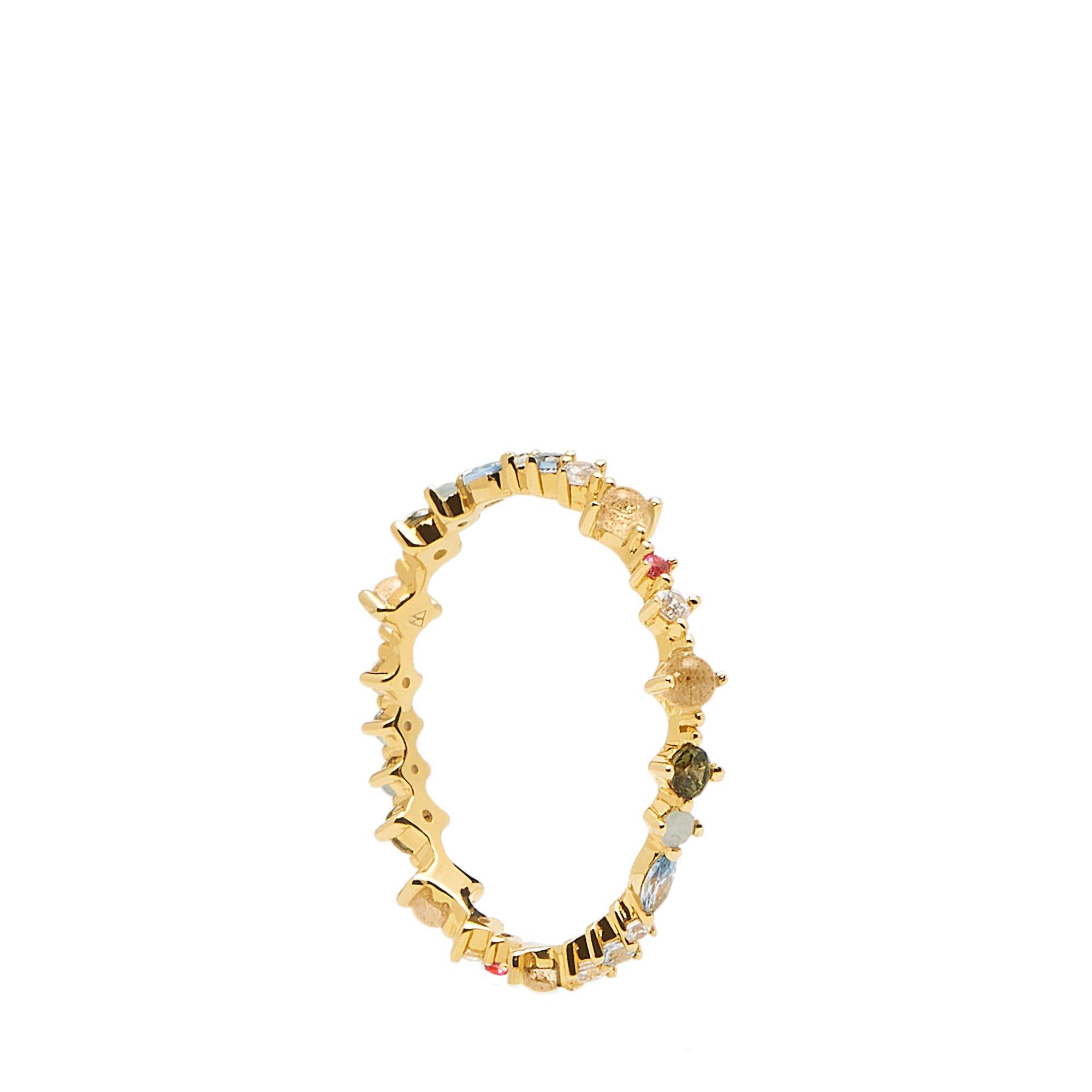 Image of Ring Mit Zirkonia Damen Gold 54