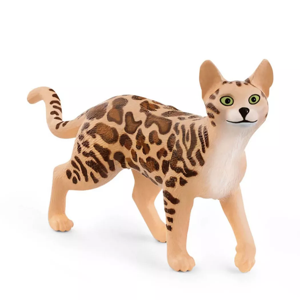 Schleich - 13918 Bengal Katze, Multicolor