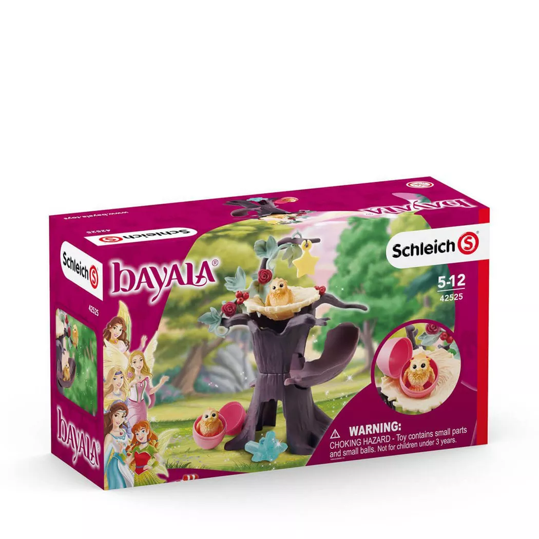 Schleich - 42525 Nascita di piccoli gufi, Multicolore