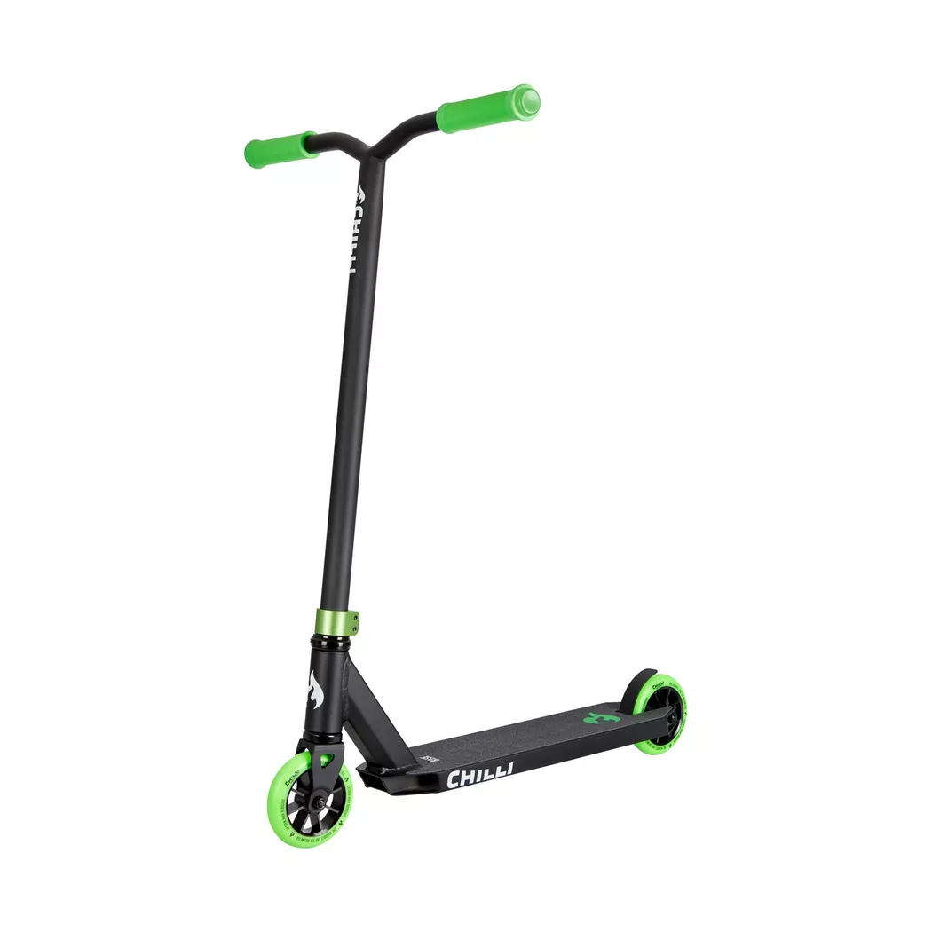 CHILLI - Base, Monopattino per parco da skat, Verde, One Size