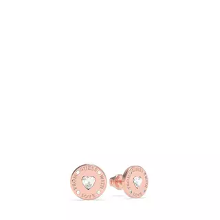 GUESS FROM GUESS WITH LOVE Boucles d'oreilles Or Rose
