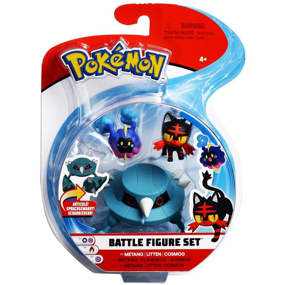 Pokémon  Battle Figure, 3er-Pack, Zufallsauswahl  