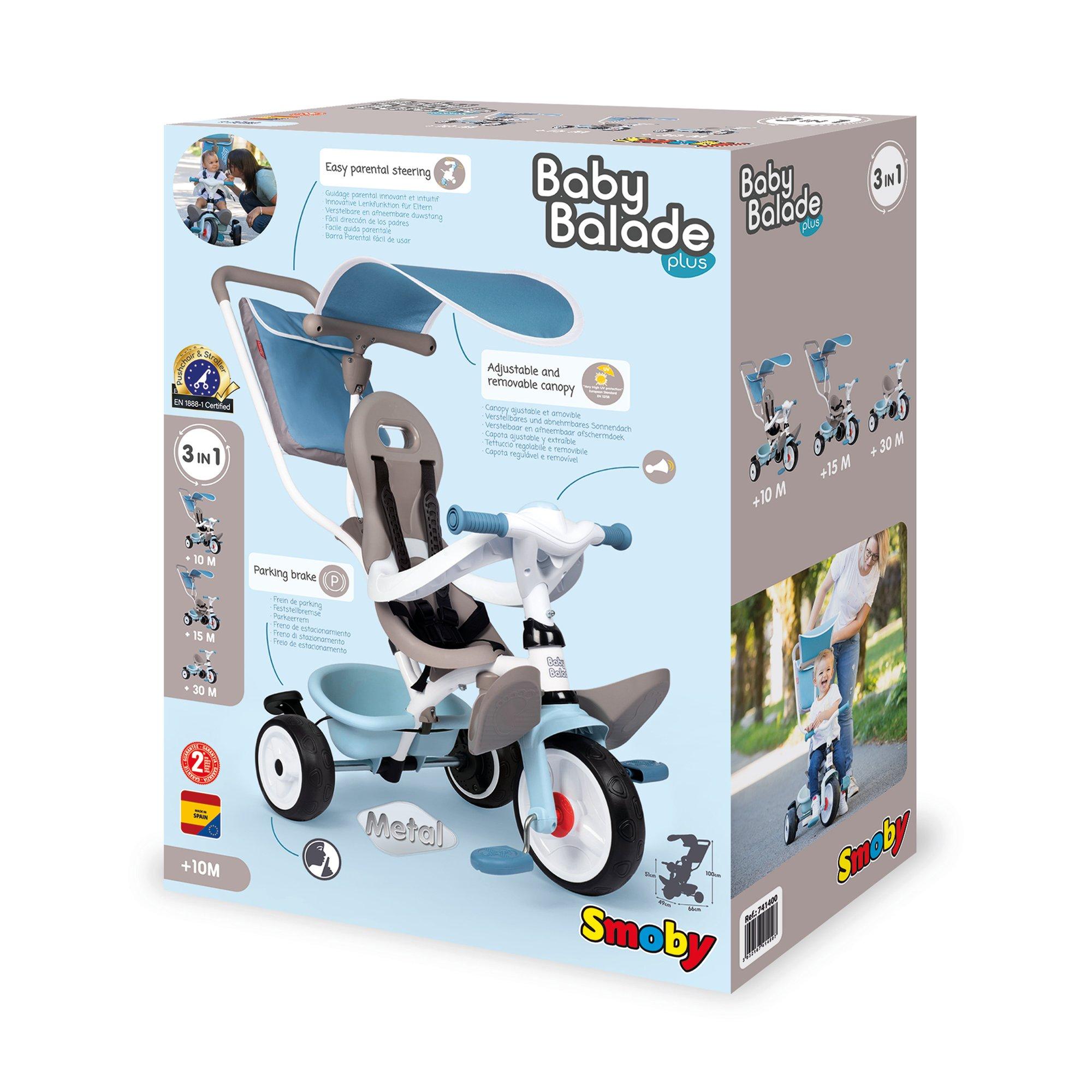 Smoby  Baby Balade, Tricycle 