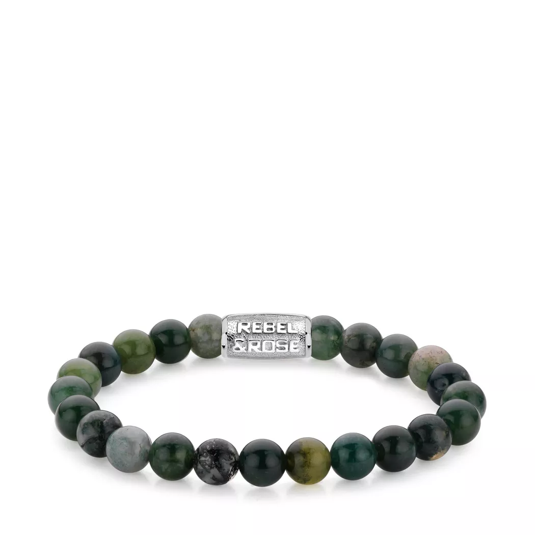 Rebel & Rose - Armband, Stones Only, L, Grün