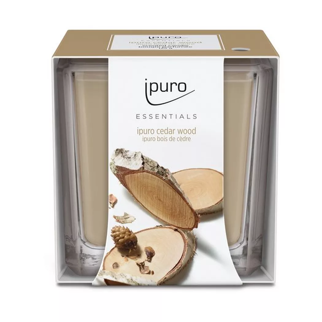 ipuro Essentials Cedar Wood Duftkerze 125g