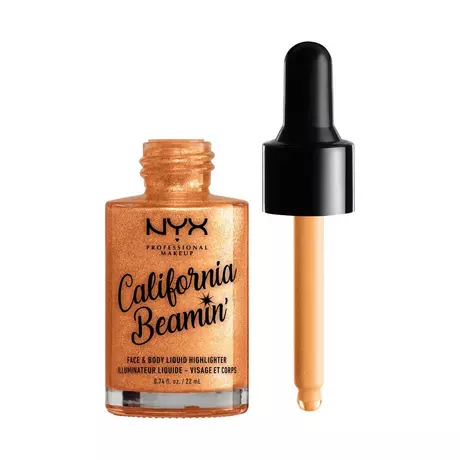 NYX-PROFESSIONAL-MAKEUP  California Beamin‘ Face N Body Liquid Highlighter Golden Glow