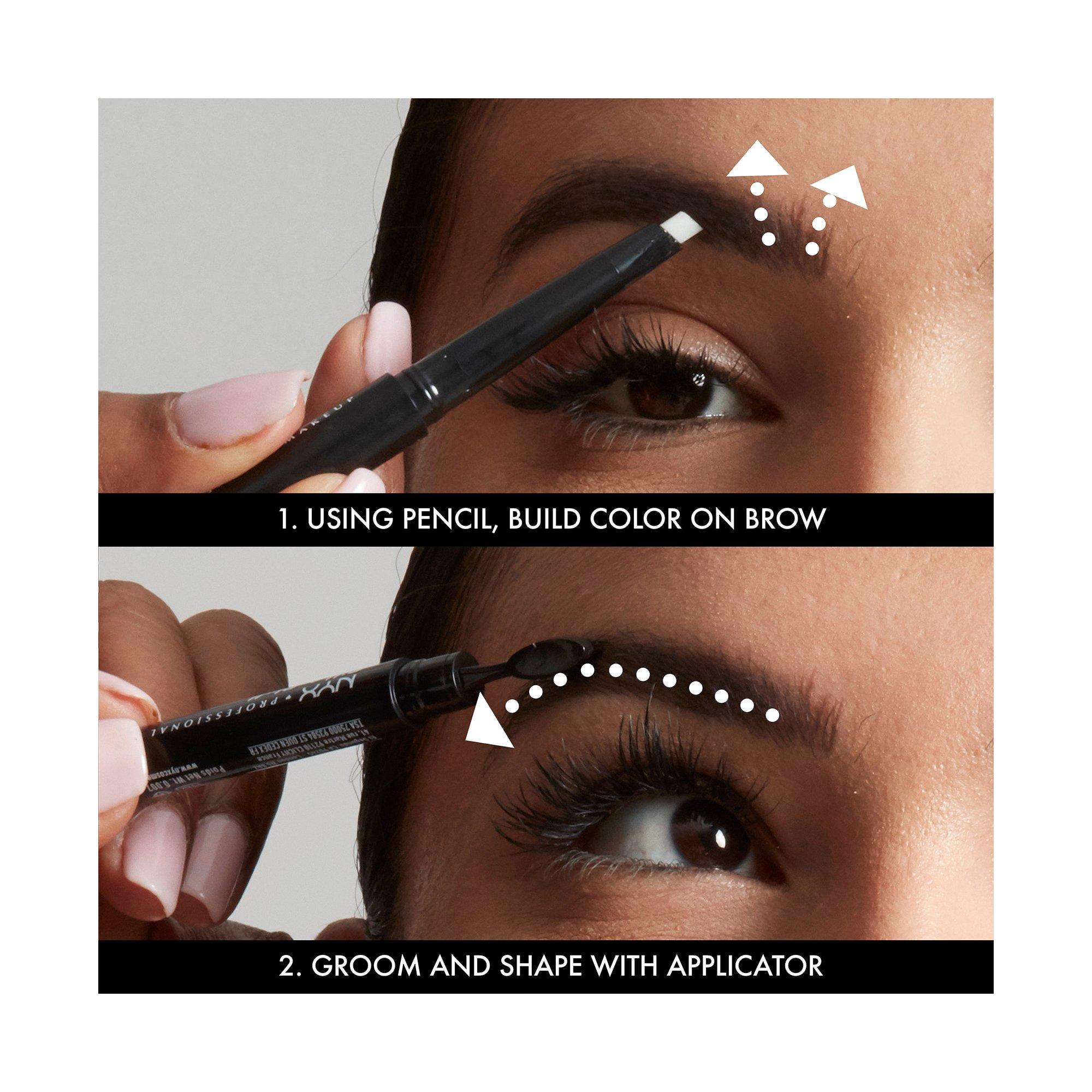 NYX-PROFESSIONAL-MAKEUP  Augenbrauen - Fill & Fluff Eyebrow Pomade Pencil 